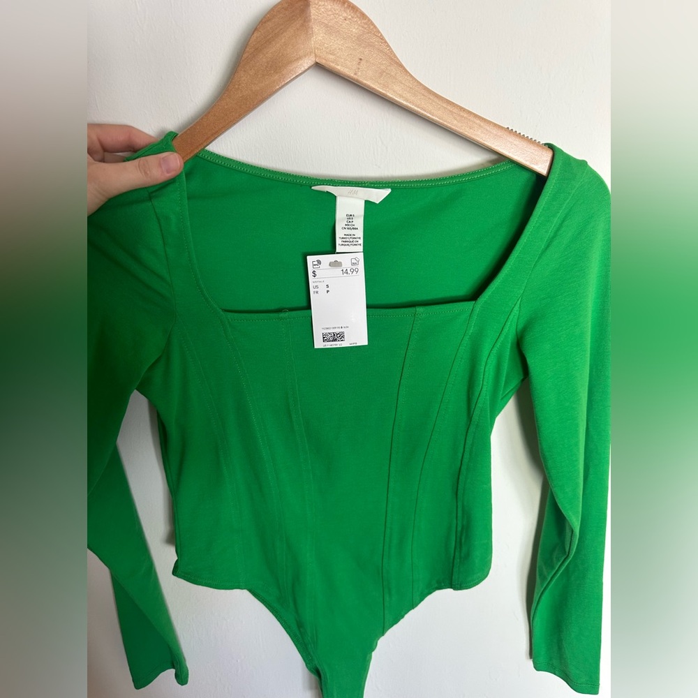 H&M Bright Green Women's Blouse